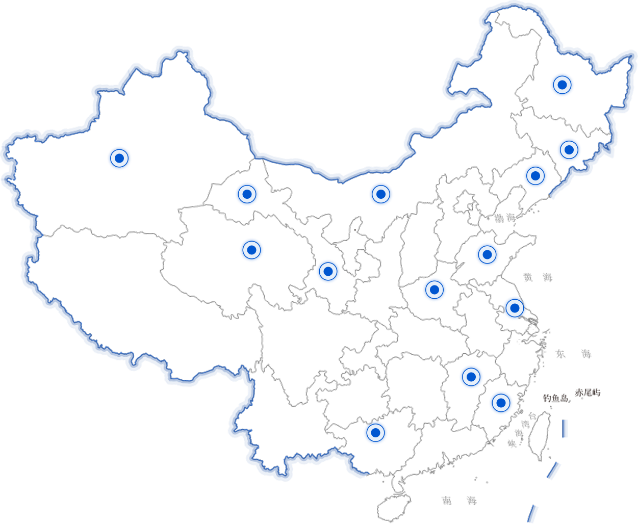 业务分布地图